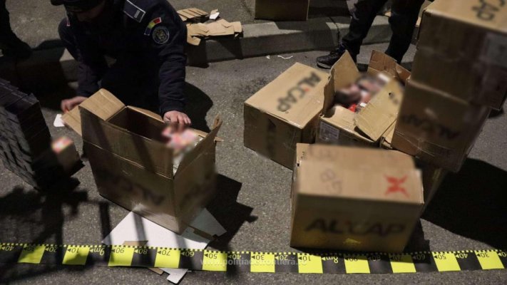 Parfumuri contrafăcute în valoare de aproape cinci milioane de lei au fost descoperite de polițiștii de frontieră. Video
