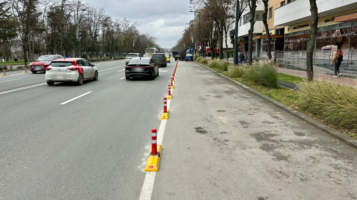 Primaria Constanta continua lucrarile pentru banda unica de transport public pe bulevardul Alexandru Lapusneanu