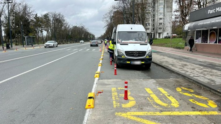 Primăria Constanța continuă lucrările pentru banda unică de transport public pe bulevardul Alexandru Lăpușneanu
