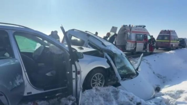 Accident mortal în a doua zi de Crăciun: Un șofer bulgar a pierdut controlul volanului și a intrat pe contrasens
