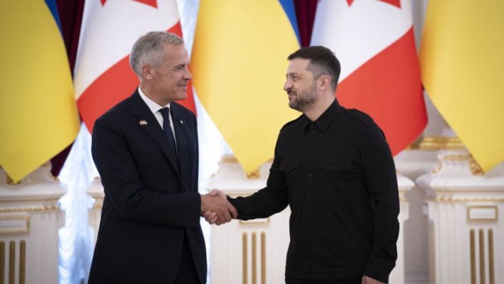 Zelenski își consolidează relația cu Canada înaintea întâlnirii cruciale cu Trump