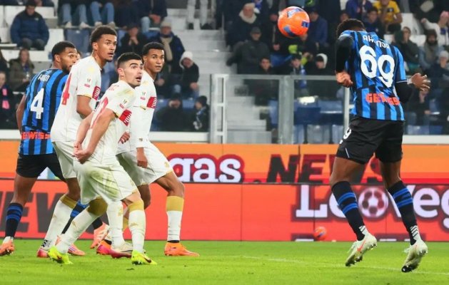 Fotbal: Genoa, cu Nicolae Stanciu titular, a fost surclasată de Atalanta Bergamo cu 0-4, în optimile Cupei Italiei
