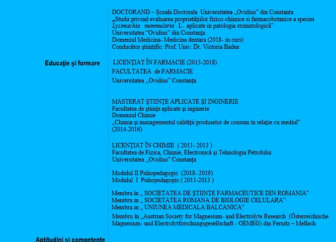 Cum a facut o farmacista facultatea la 50 de ani, la Ovidius, si mai voia si doctorat... Cum a facut o farmacista facultatea la 50 de ani, la Ovidius, si mai voia si doctorat...