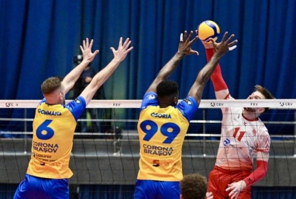 Volei masculin: Victorie clară pentru CS Dinamo, în Cupa CEV