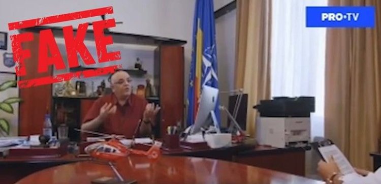 În mediul online circulă un clip fals cu Arafat, care spune că s-ar fi vindecat de diabet cu un produs „minune“. Video