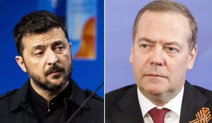 Medvedev îl amenință direct cu moartea pe Zelenski: „Doamna cu coasa va veni în curând“