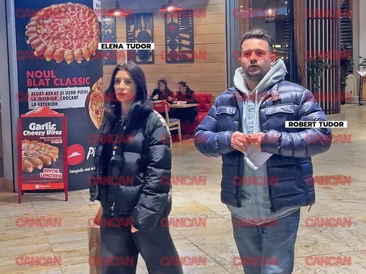 Magicianul Robert Tudor cheltuie bani la mall cu soția 