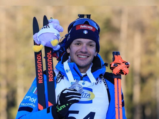 Biatlon: Italianul Tommaso Giacomel a câștigat sprintul masculin de la Hochfilzen din cadrul Cupei Mondiale
