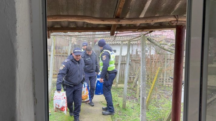IPJ Constanța a oferit cadouri mai multor familii defavorizate. Video