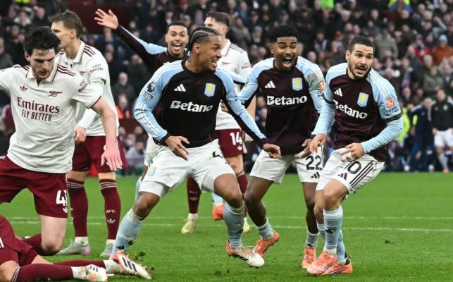 Aston Villa a învins-o pe Arsenal Londra, în Premier League