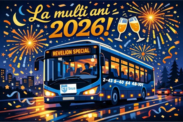 Programul de transport al CT BUS de Anul Nou