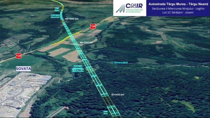 Contractul pentru supervizarea lucrărilor pe lotul 1C al Autostrăzii Unirii a fost câștigat de o asociere româno-turcă