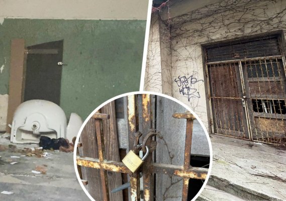 Cu dărăpănătura misterioasă de pe strada Decebal se joaca de-a na-ți-o ție, dă-mi-o mie... Primăria Constanța și  Ministerul Muncii