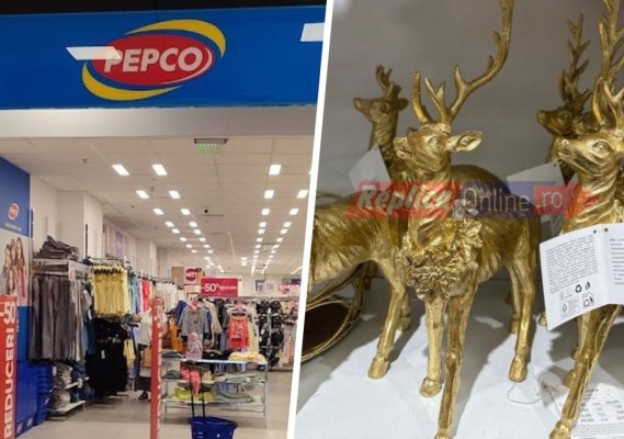 La magazinul Pepco din City Mall, decorațiunile de Crăciun... deși sunt defecte se vând la preț de lux!  