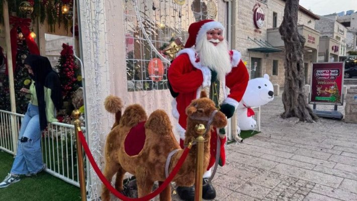 Poliția israeliană a arestat un palestinian îmbrăcat în Moș Crăciun  