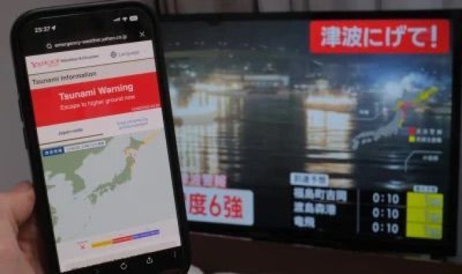 Cutremur extrem de puternic în Japonia: S-a emis alertă de tsunami. Video