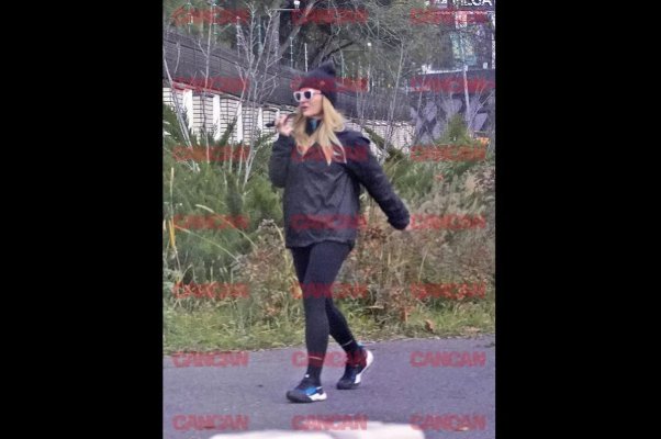 Delia Matache pune Herăstrăul pe jar în echipament sportiv și căciulă