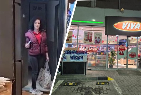 O casieriță de la benzinăria OMV, din zona Campusului, a uitat să-și facă plinul cu... bun simț. Video