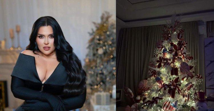 Oana Radu nu are unu, ci doi brazi de Crăciun! Cum a împodobit artista cel de-al doilea pom