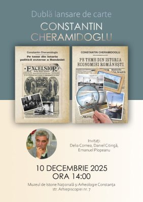 MINAC: Dublă lansare de carte la Muzeul de Istorie Națională și Arheologie Constanța