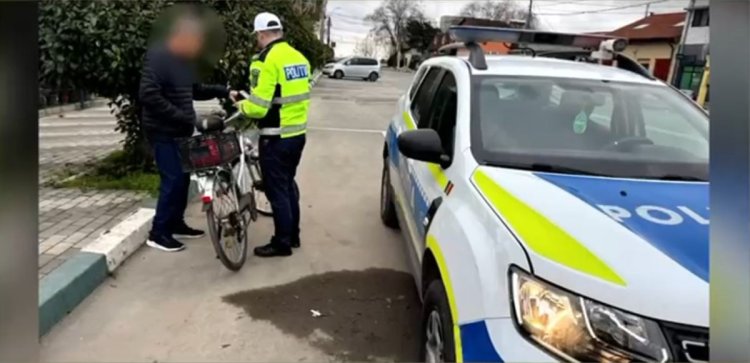 Polițiștii din Constanța sancționează pietonii și bicicliștii indisciplinați