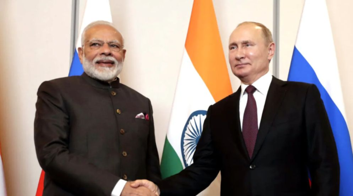 Putin și Modi vor discuta despre relațiile economice și de apărare, în contextul presiunilor SUA