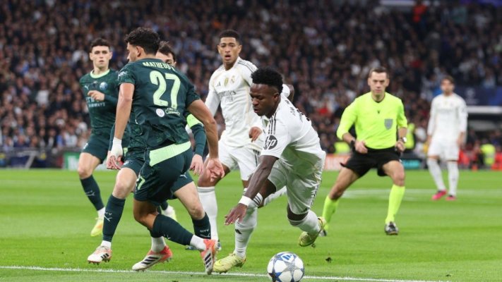 Real Madrid - Manchester City 1-2, englezii câștigă după un meci în care au fost dominați 