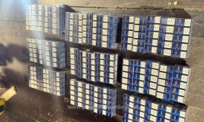 Țigări de 6,7 milioane de lei, găsite într-un TIR oprit lângă Pecica