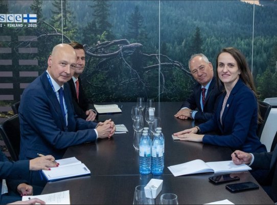 Ministrul afacerilor externe, Oana Țoiu, s-a întâlnit cu reprezentantul OSCE