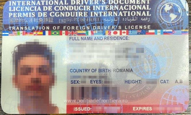 Un minor a fost prins în trafic cu permis de conducere fals