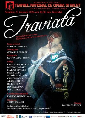 Teatrul Național de Operă și Balet „Oleg Danovski“ invită constănțenii la spectacolele „Traviata” și „Magic Swing”