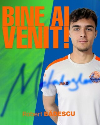 Fotbal: FC Rapid l-a împrumutat pe Robert Bădescu la Metaloglobus