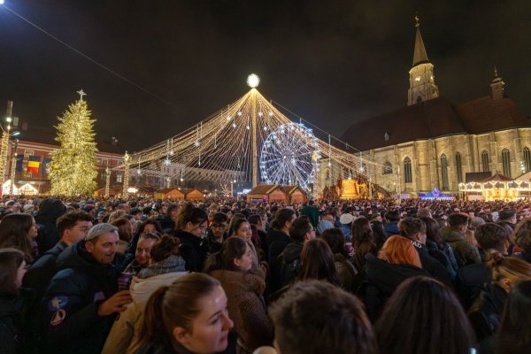 Peste 2 milioane de oameni au trăit magia sărbătorilor la târgurile de Crăciun din Cluj și București, organizate de Untold. Video