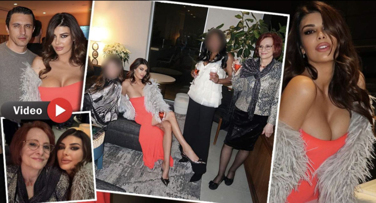 Angela Martini și Dragoș Săvulescu au petrecut Revelionul împreună cu mama milionarului