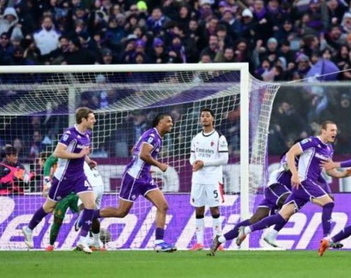 Fotbal: AC Milan, ținută în șah de Fiorentina (1-1), în campionatul Italiei
