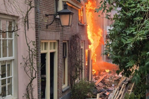 O explozie uriașă s-a produs în centrul orașului olandez Utrecht. Video