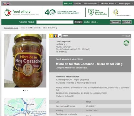 Mierea „românească“ a ajuns în centrul unui scandal alimentar în Europa. Ce au descoperit cehii într-un borcan