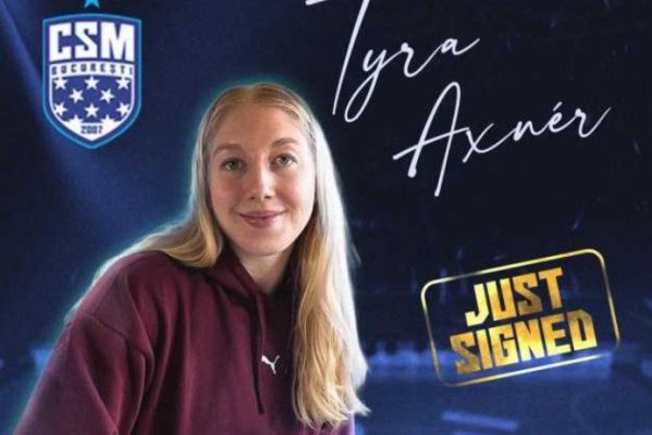 Handbal feminin: Suedeza Tyra Axner va juca din vară la CSM București