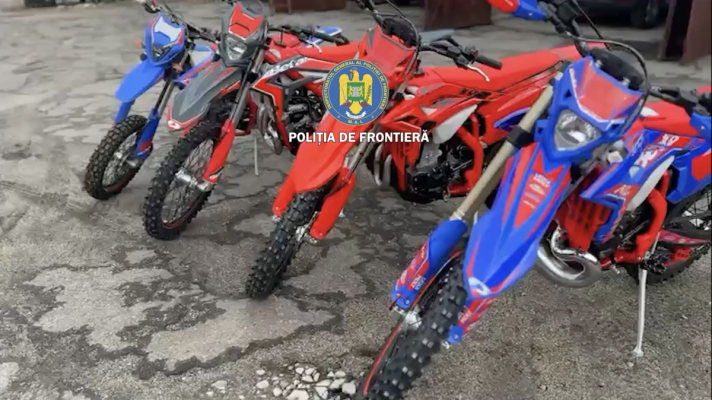 Motociclete în valoare de 30.000 de euro, căutate de autoritățile din Cehia, descoperite de polițiștii de frontieră