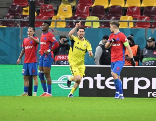 Europa League: FCSB - Fenerbahce 1-1. Campioana încheie un sezon dezamăgitor cu egal al speranței