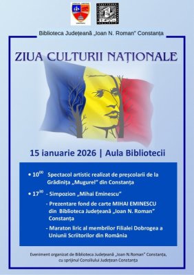 Ziua Culturii Naționale se sărbătorește la Biblioteca Județeană Constanța
