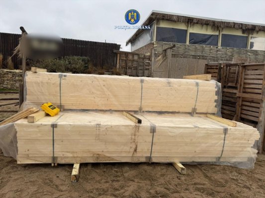 Un constănțean a fost prins transportând ilegal material lemnos, în Vama Veche