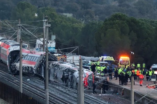 Primele concluzii ale anchetei privind accidentul grav de tren din Spania: Eroarea umană este exclusă 