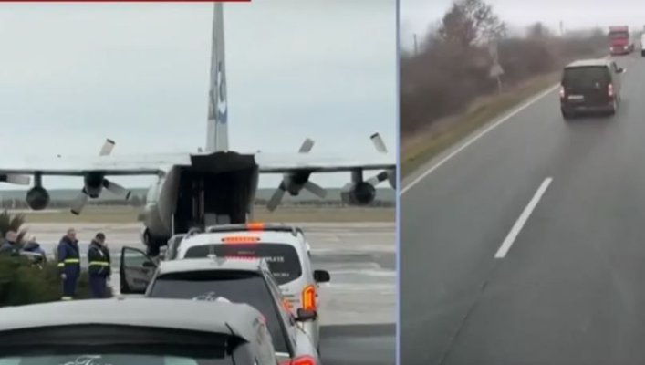Ultimul drum spre casă pentru cei 7 suporteri greci morți în România: Guvernul elen a trimis o aeronavă militară. Video