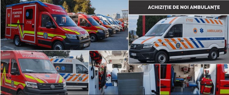 Ministerul Afacerilor Interne a semnat proiectul de achiziție a 1.200 de ambulanțe
