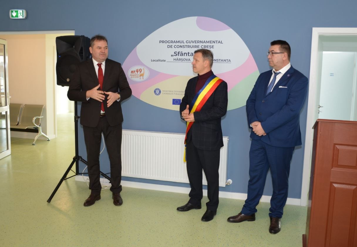 Noua cresa din Harsova a fost inaugurata in prezenta ministrului Dezvoltarii, Cseke Attila