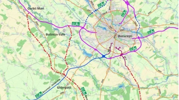 Autostrada spre Bulgaria prinde contur! Începe proiectarea drumului de mare viteză București-Giurgiu