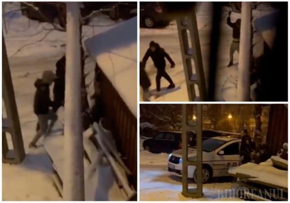 Bărbat bătut cu brutalitate în Oradea, după ce le-a cerut unor tineri să nu mai arunce cu bulgări în geam! 