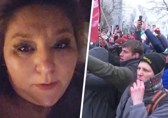 Diana Șoșoacă acuză că a fost bătută și gazată la Strasbourg: „Sunt aproape paralizată“. Video