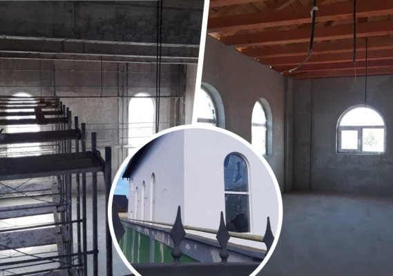 Lucrările la noua geamie din Lumina sunt aproape de final! Iată cum arată